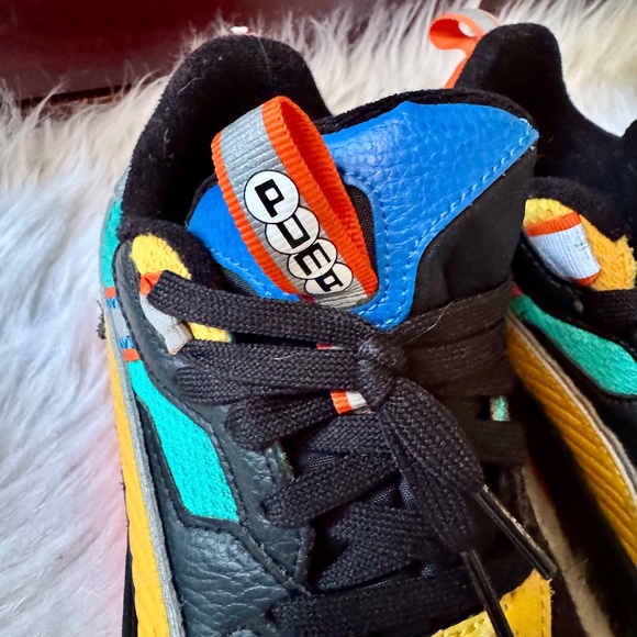 Puma Kids Rs-Trck 'Pinball' Sneakers Size 5 Multicolor Chunky Running Shoes - Picture 4 of 14